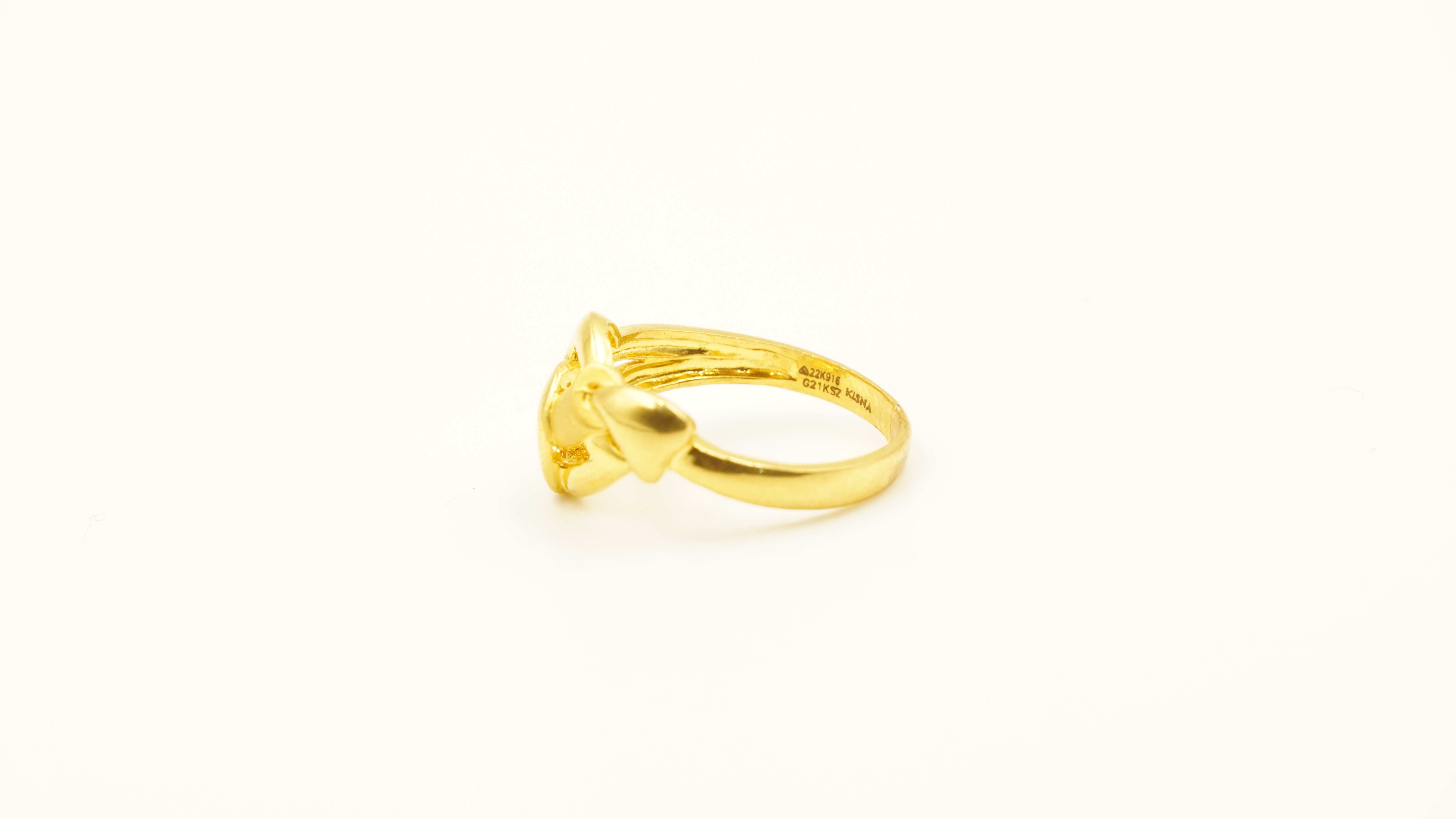 Swarnika Ladies Gold Ring 4 
